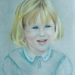 Little Girl
Pastels on paper